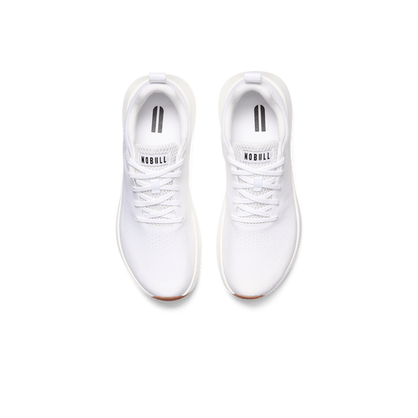 White Drive Ripstop Shoes Above Angle.