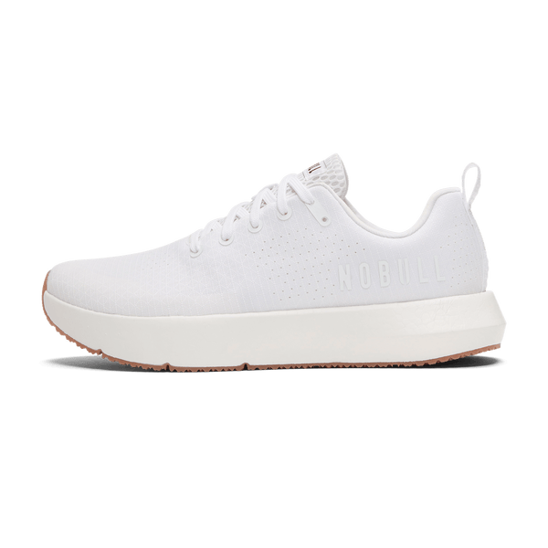White Drive Ripstop Shoes Side Angle.
