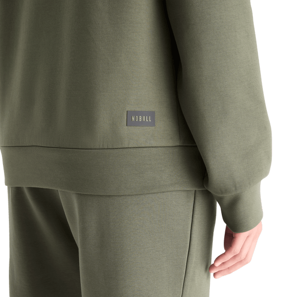 Women's Dark Army Allday Elements 1/4 Zip NOBULL Angle