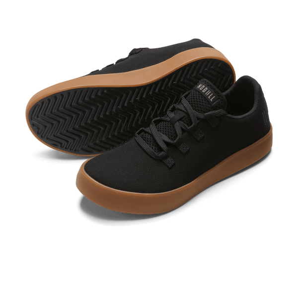 Black Gum Canvas Recs Shoes Angled