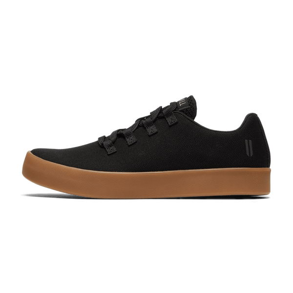 Black Gum Canvas Recs Shoes Side Angle