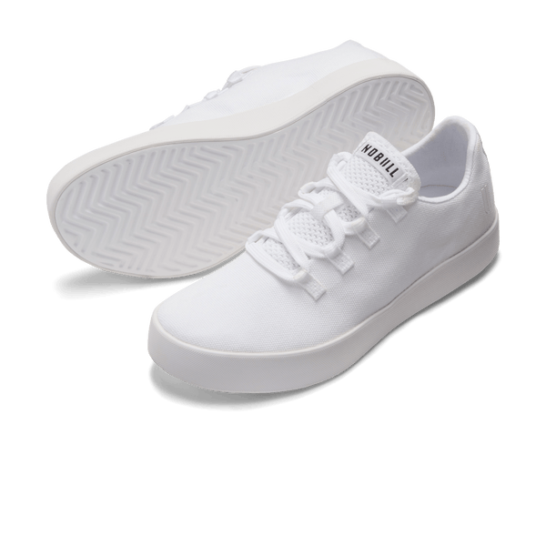 White Canvas Recs Shoes Angled