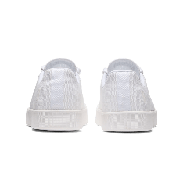 White Canvas Recs Shoes Back Angle