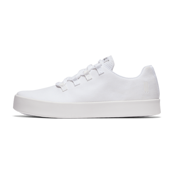 White Canvas Recs Shoes Side Angle