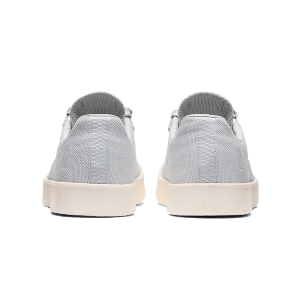 Light Grey Canvas Recs Shoes Back Angle