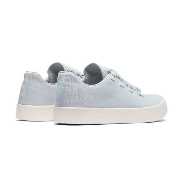 Light Grey Canvas Recs Shoes Back Side Angle