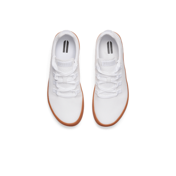 White Gum Canvas Recs Shoes Above Angle