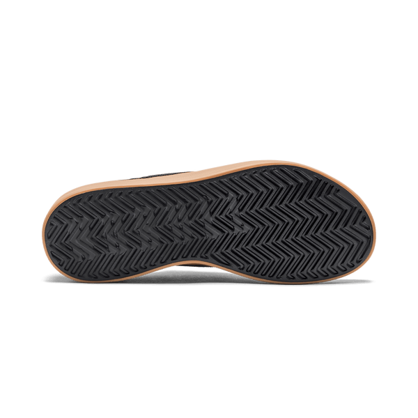 Women's Black Gum Recs Shoes Bottom Angle