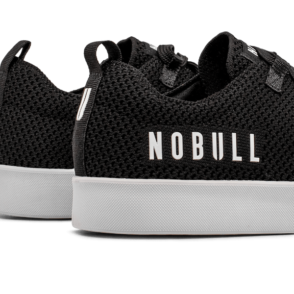 Men's Black White Recs Shoes NOBULL Angle