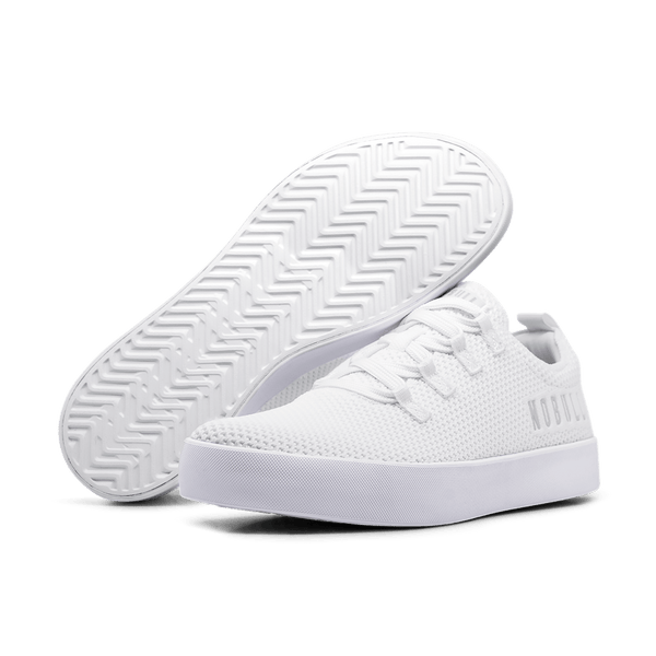 Women's White Recs Shoes Angled
