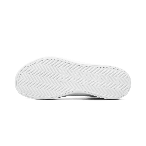 Women's White Recs Shoes Bottom Angle