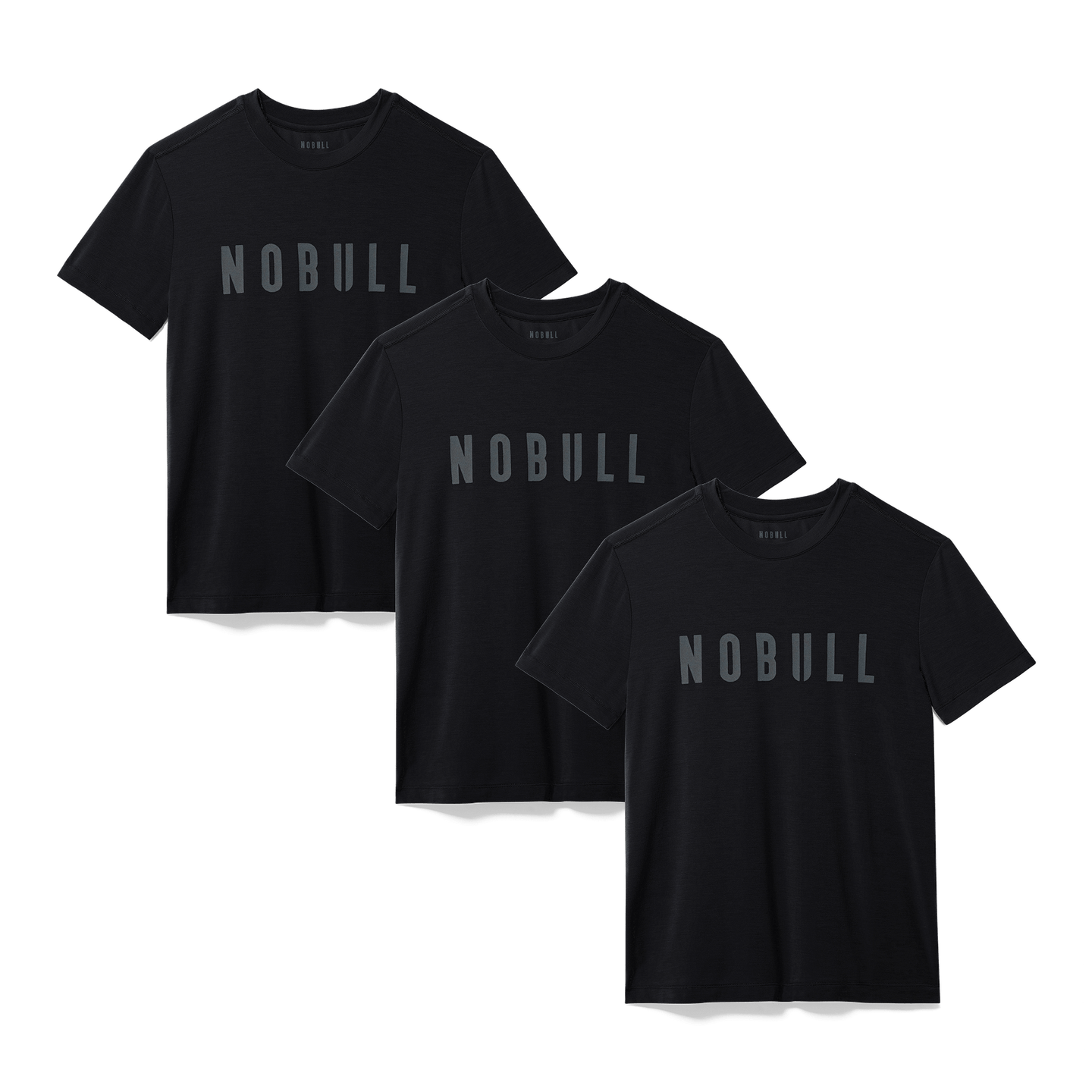 Men's NOBULL Signature Tee 3 Pack - Black