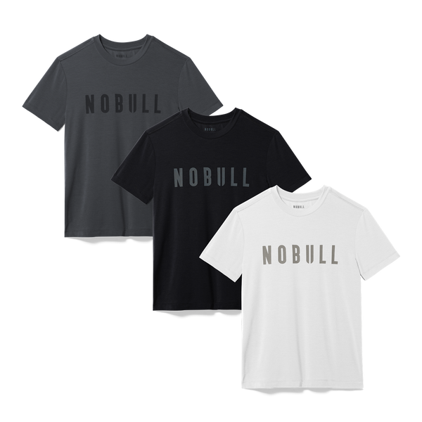 Charcoal, Black and White NOBULL Tees