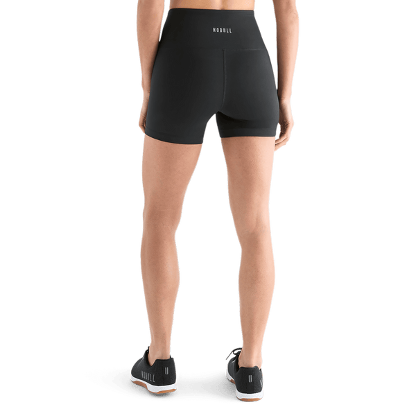 Women's Matte Black High Rise Back Angle