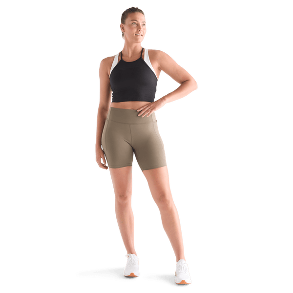 Women's Ribbed Halter Crop Tank