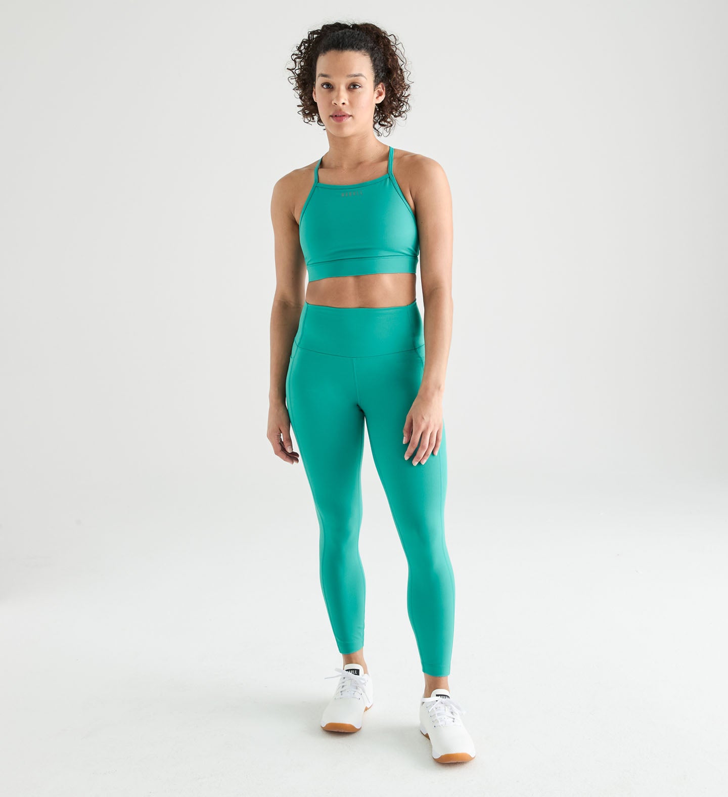Stone High Neck Bra and Leggings, Tap + Shop
