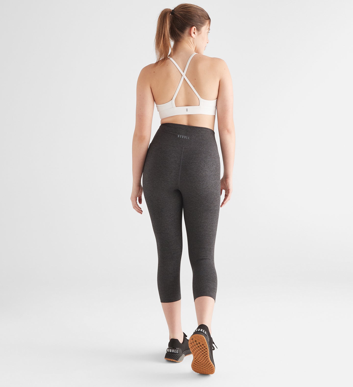 Extra Strong Compression Waisted Cropped Leggings with Egyptian