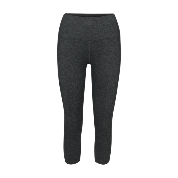 Women's Charcoal Heather Matte High-Rise Tight 21" Silhouette Angle