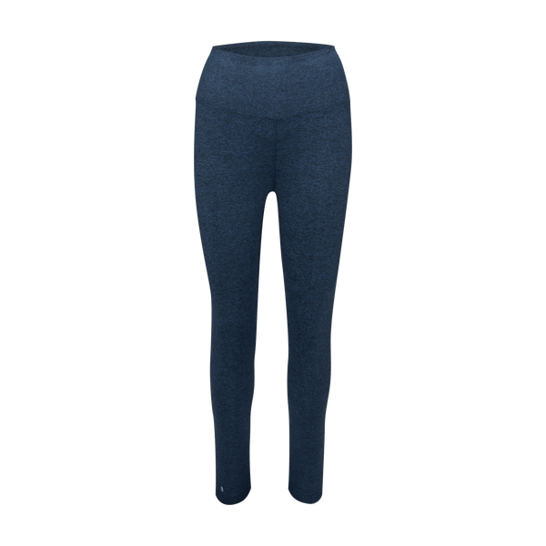 Women's Midnight Heather Matte High-Rise Matte Tight 21" Silhouette Angle