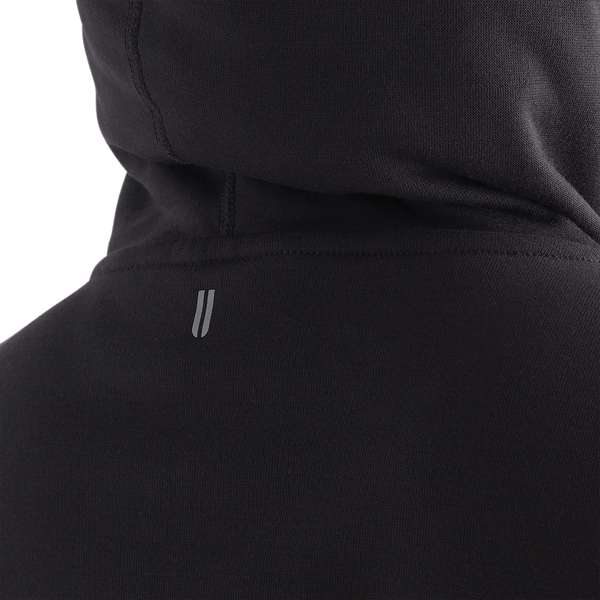 Women's Black NOBULL Hoodie Logo Angle
