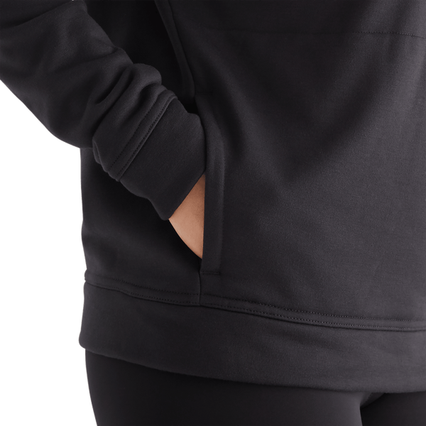 Women's Black NOBULL Hoodie Pocket Angle