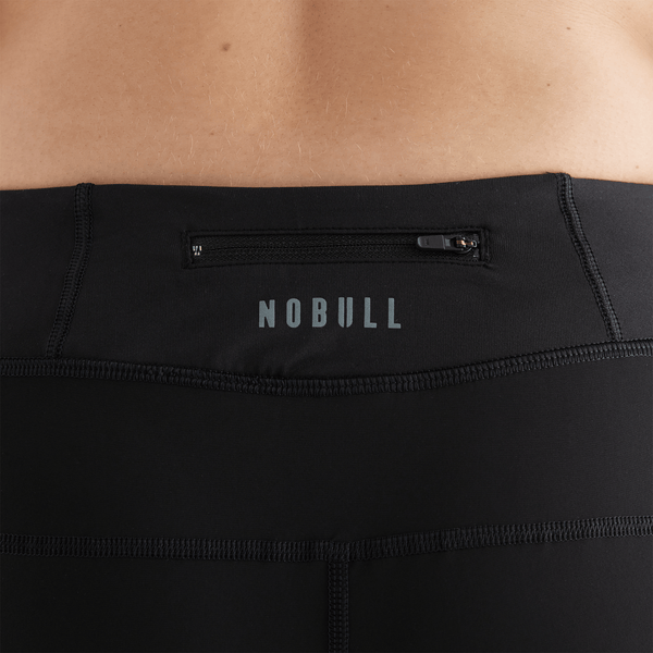 Women's Black Pace Short 3" NOBULL Angle