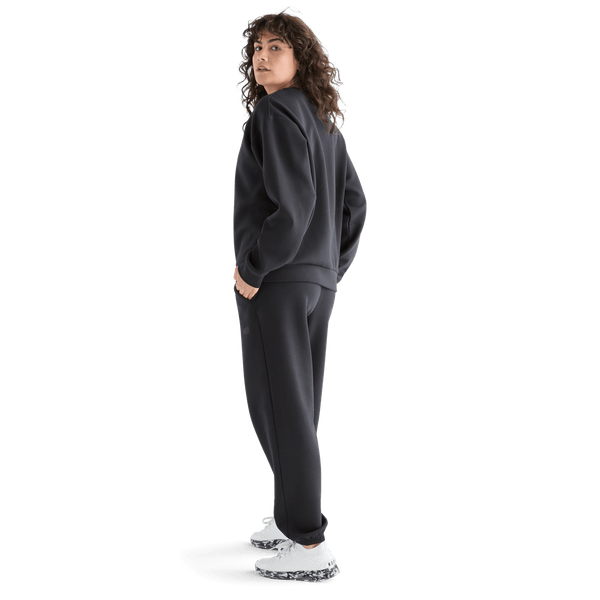 Women's Black Allday Elements Crew Back Full Body Angle