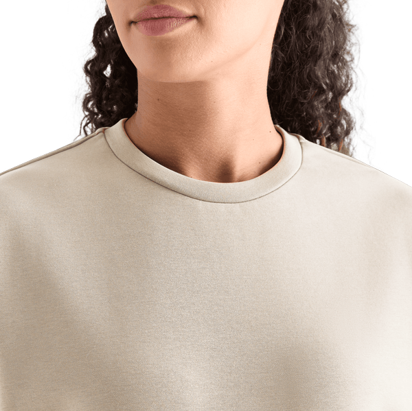 Women's Chalk Allday Elements Crew Collar Angle