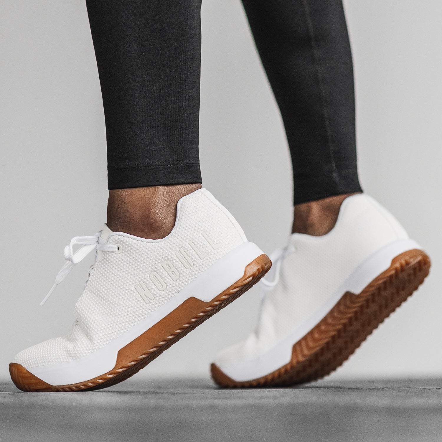 Women s White Gum Impact Shoes NOBULL