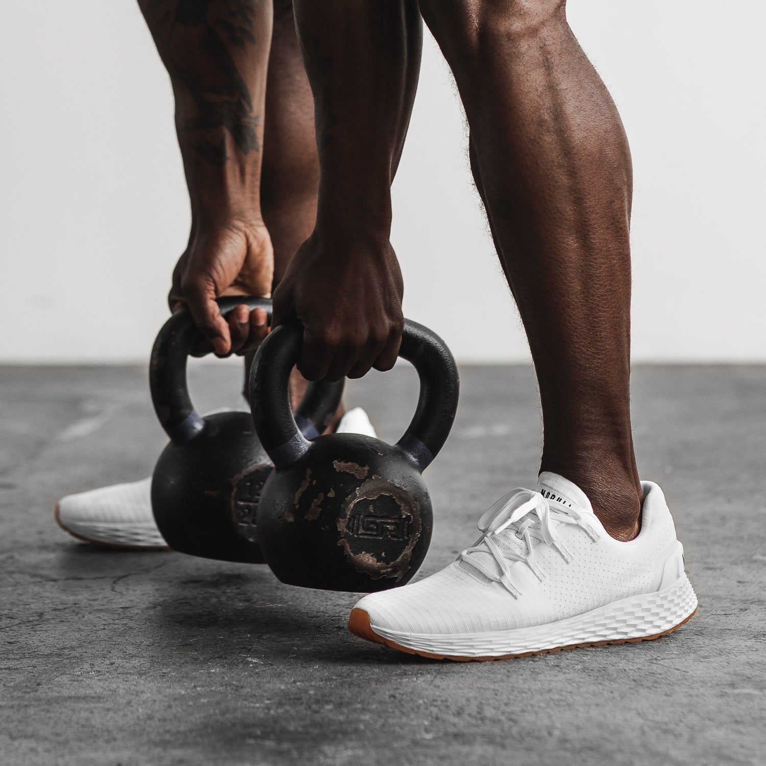 Men s White Gum Allday Ripstop Shoes NOBULL