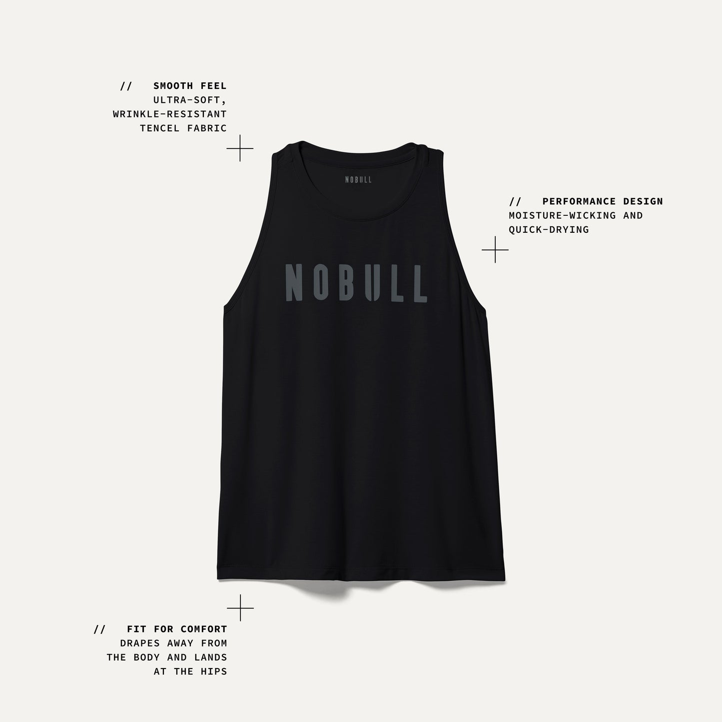Updated PDP Tech Callout Women's High-Neck Tank.