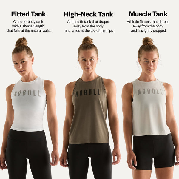 Women's NOBULL Tee Fit Info Graphic PDP.