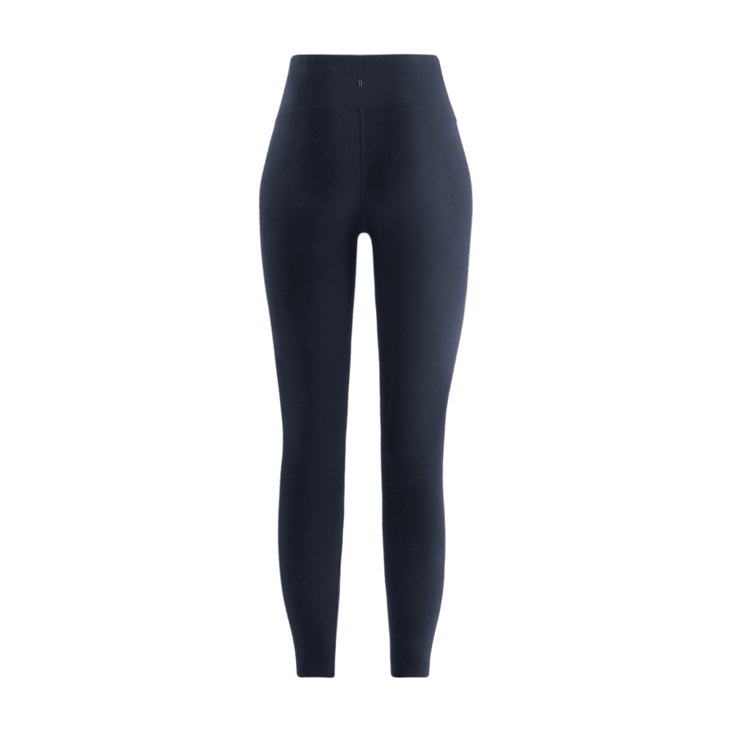 Women's Night Navy High-Rise Matte Tight 25" Silhouette Back Angle.