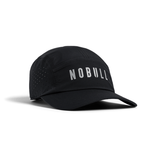 
                        Black NOBULL Performance Hat Front Angle.
                      