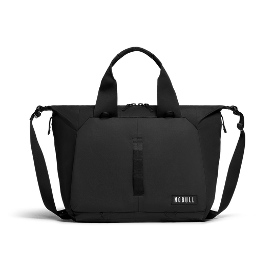NOBULL Black Carryall Tote Front Angle.