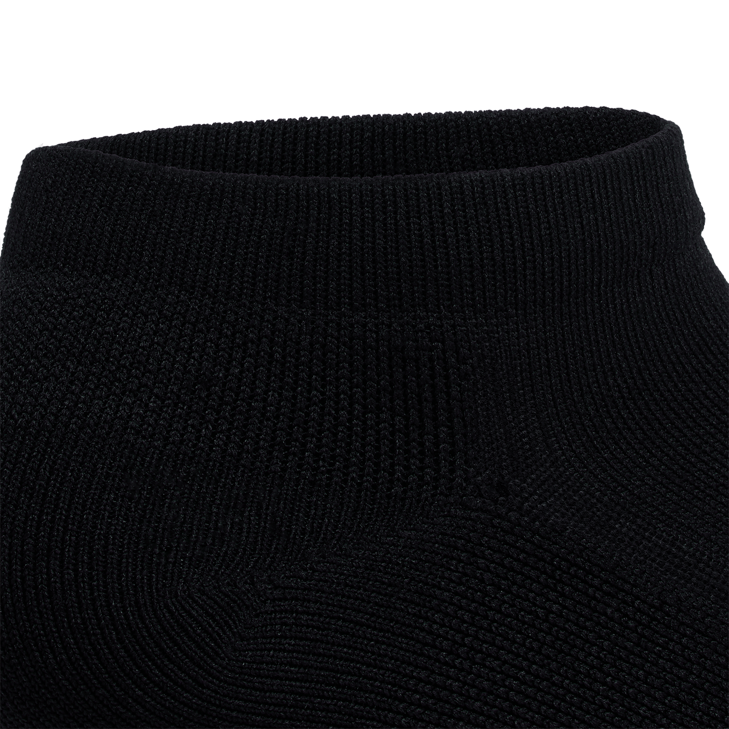 Black Low Performance Sock Detail Angle.