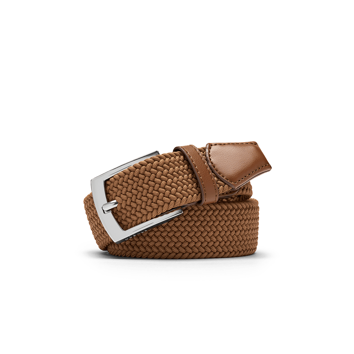 Made to Move Belt Brown Rolled Up Angle.
