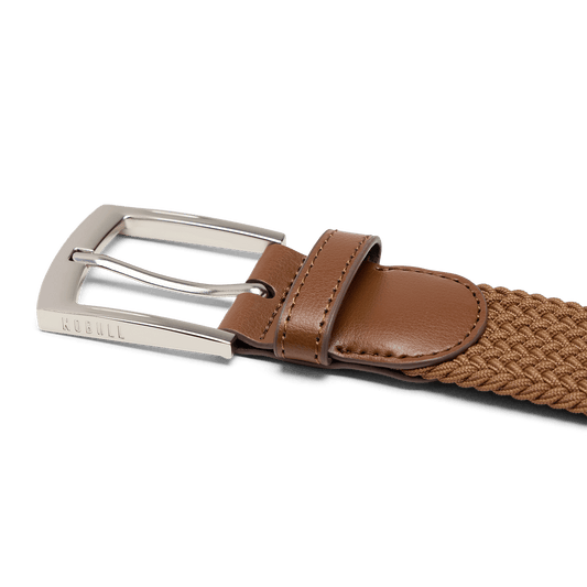 Made to Move Belt Brown Buckle Angle.