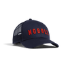 NOBULL Low Profile Trucker Hat Night Navy Cayenne