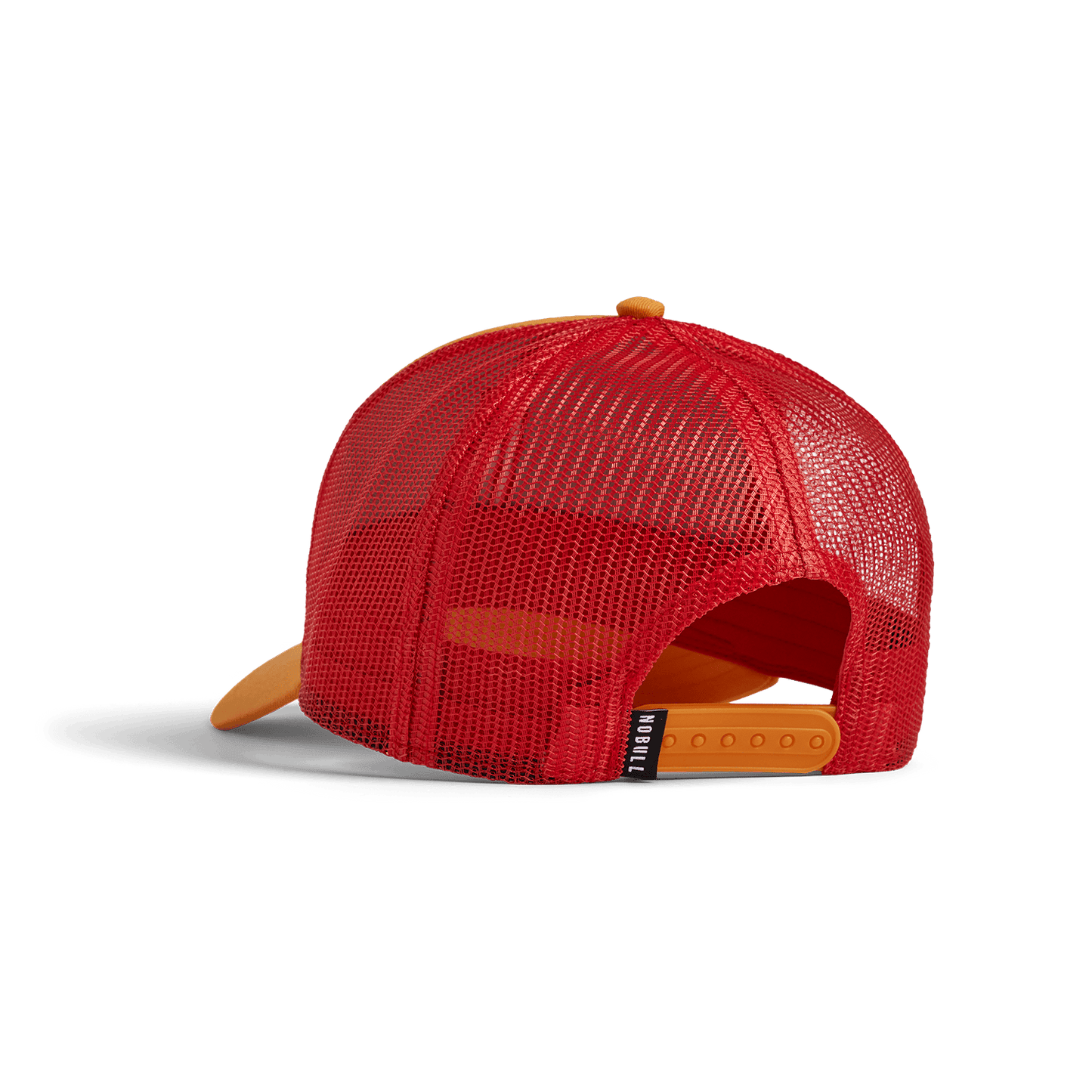 Tangelo Cayenne NOBULL Trucker Hat Back Angle.