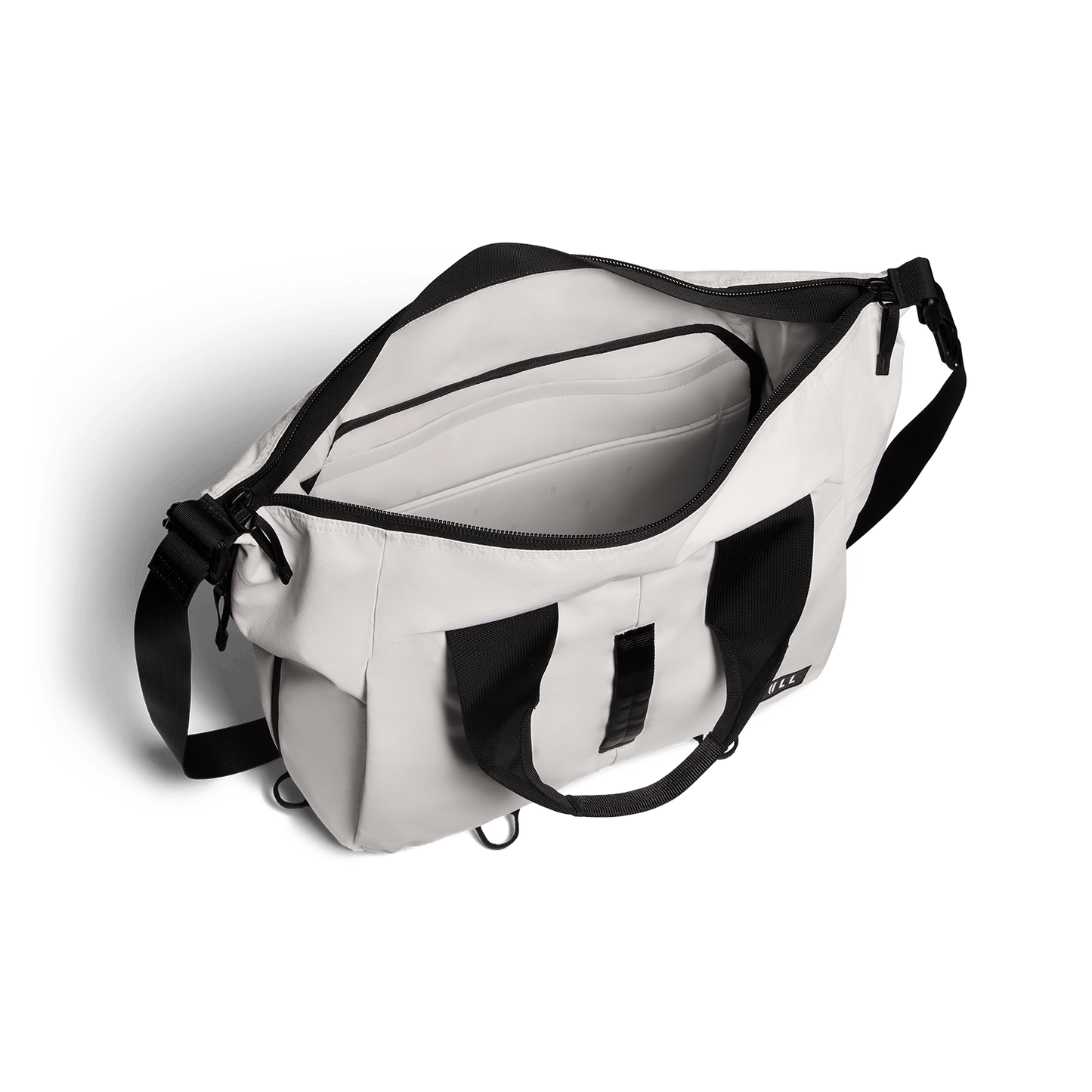 NOBULL White Carryall Tote Interior Angle.