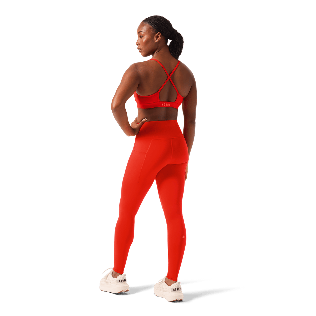 Women's Cayenne Drive Thin Strap Bra Back Full Body Angle.