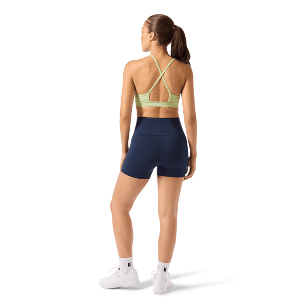 Pear Drive Thin Strap Bra Back Full Body Angle.