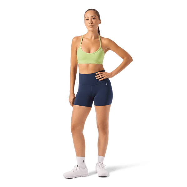 Pear Drive Thin Strap Bra Front Full Body Angle.