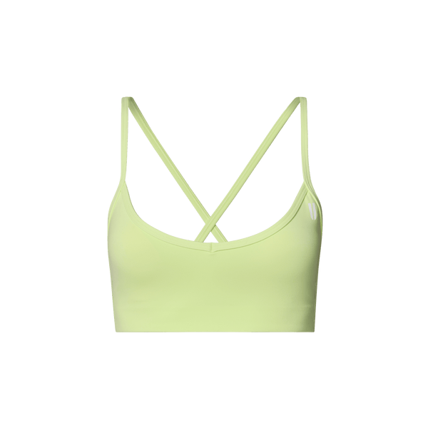 Pear Drive Thin Strap Bra Front Silhouette Angle.