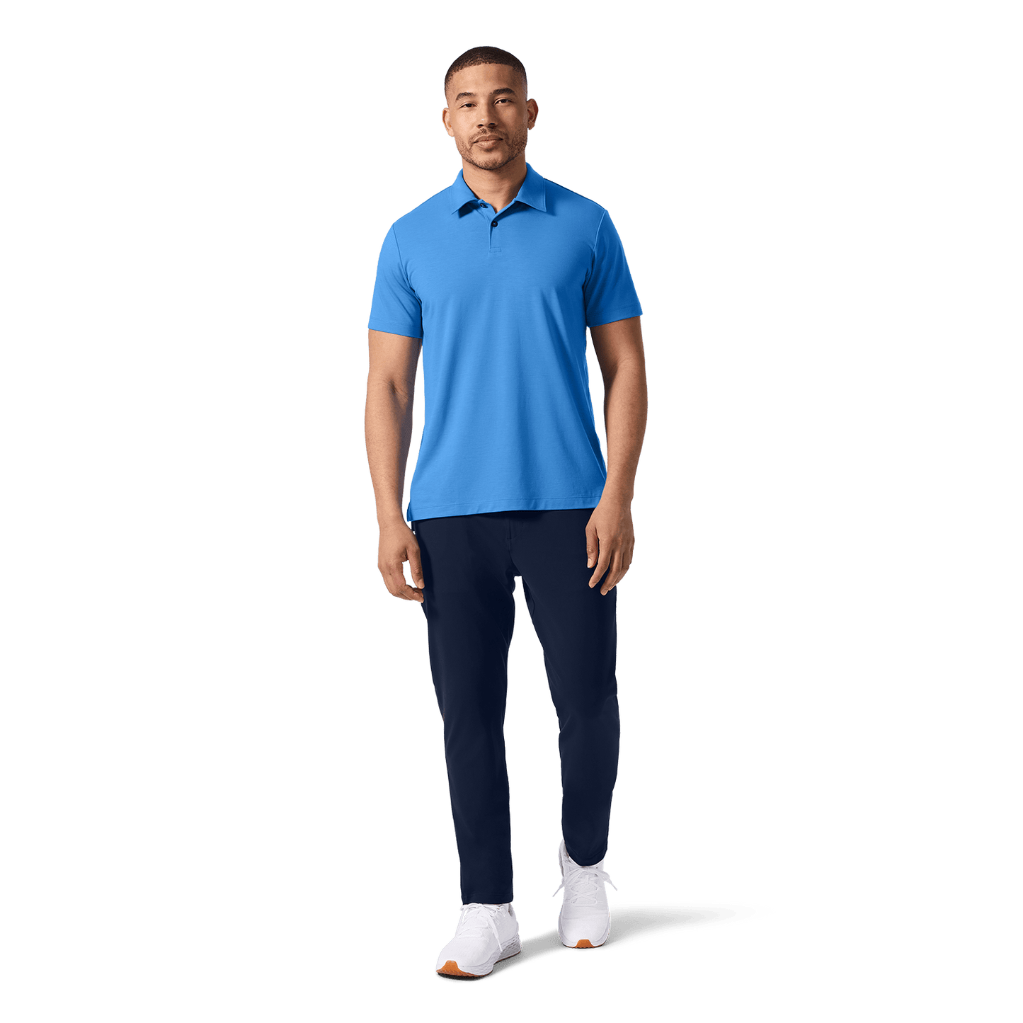 Men's Pacific Coast Adapt Polo Front Full Body Angle.