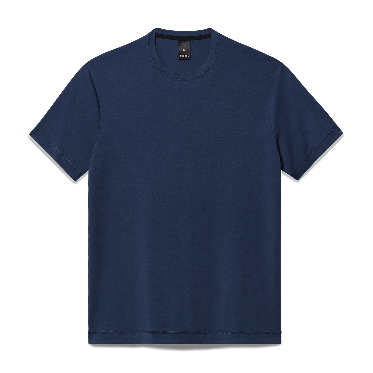 Navy Public Rec Adapt Tee Flat Lay Angle.