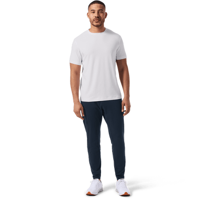 White Men's Public Rec Adapt Tee Front Full Body Angle.