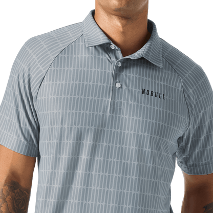 Stone U Repeat All Fore It Polo Front Detail Angle.