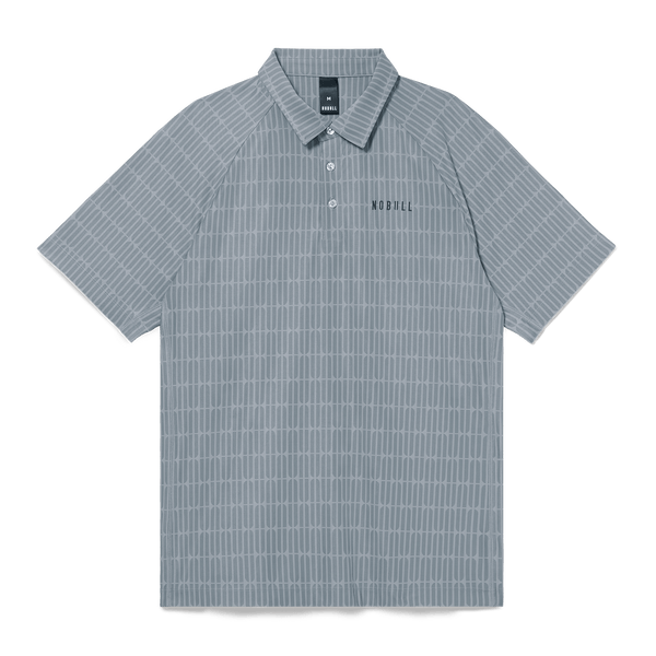 Stone U Repeat All Fore It Polo Flat Lay Angle.